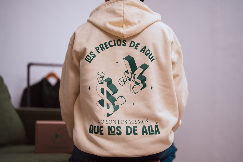 Hoodie los precios de aquí no son los mismos que los de allá