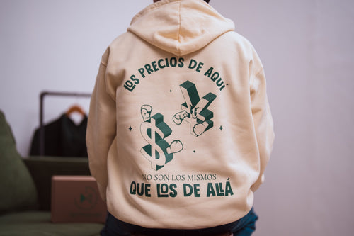 Hoodie los precios de aquí no son los mismos que los de allá