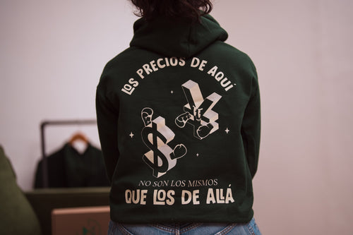 Hoodie los precios de aquí no son los mismos que los de allá